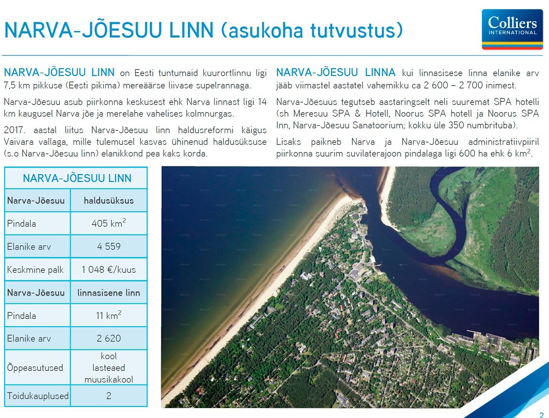 Kaubandus- ja laohoone 2592 m² ärimaal Narva-Jõesuus