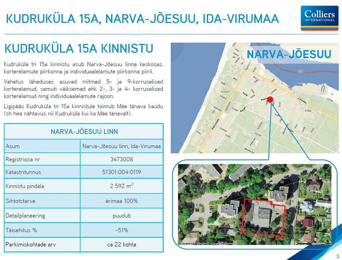 Kaubandus- ja laohoone 2592 m² ärimaal Narva-Jõesuus