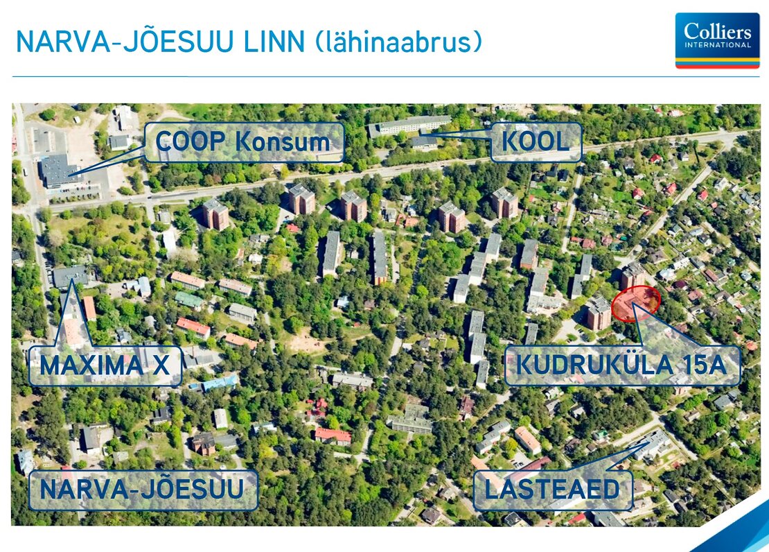 Kaubandus- ja laohoone 2592 m² ärimaal Narva-Jõesuus