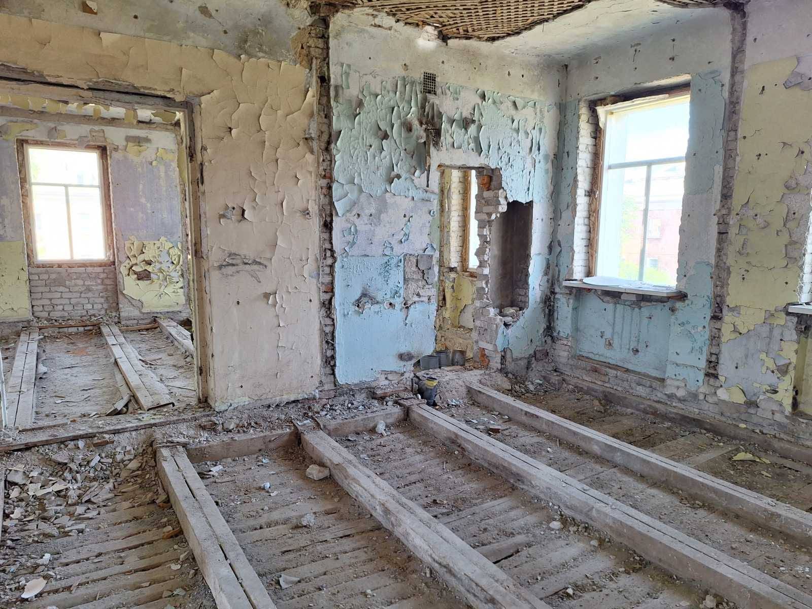 Rekonstrueeritav ärihoone Narvas, V. Gerassimovi tn 9a – 788 m²